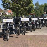 We zijn trots op onze duofietsen! De duofietsen van fietsmaatjes Heusden op een mooie dag in Drunen (foto dhr. Ruud Michels )